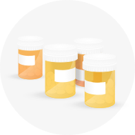 Prescription pill bottles